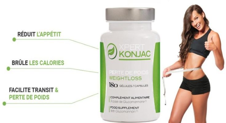 Formule exclusive XPERT Konjac aide pour la perde du poids, pour maigrir