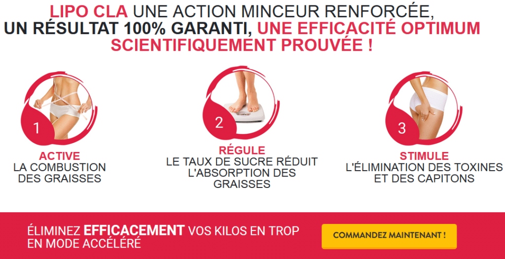 Lipo Cla - Réduit la graisse du corps