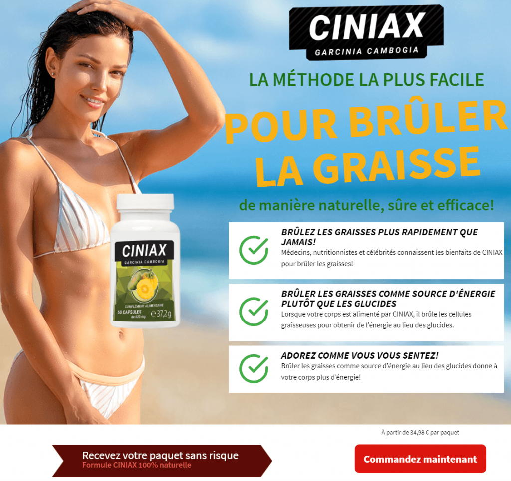 Comment Ciniax Garcinia Cambogia peut vous aider à perdre du poids et de la graisse du ventre ?